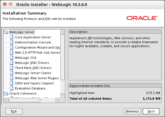 cara install oracle weblogic server