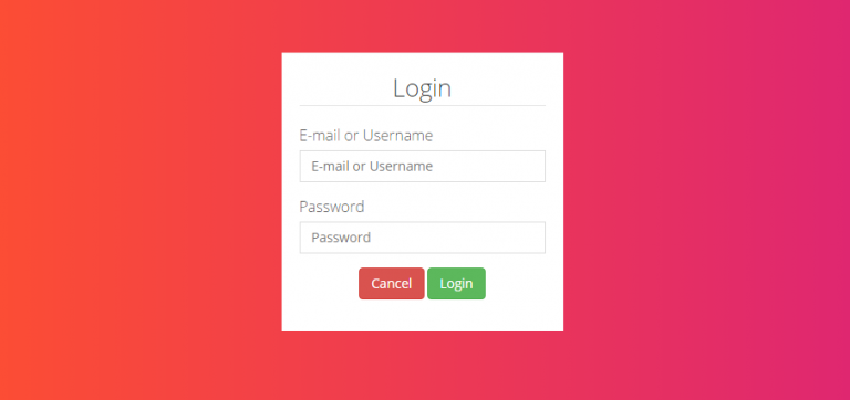 10 Contoh Desain Form Login Keren Dengan Bootstrap Simfoni Senja - IMAGESEE