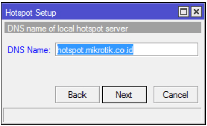 cara mengatur domain hotspot 